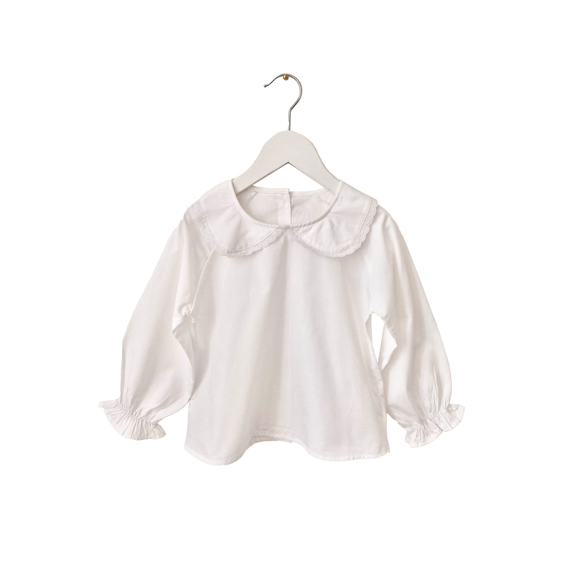 Esme skjortebluse med krave - snow white