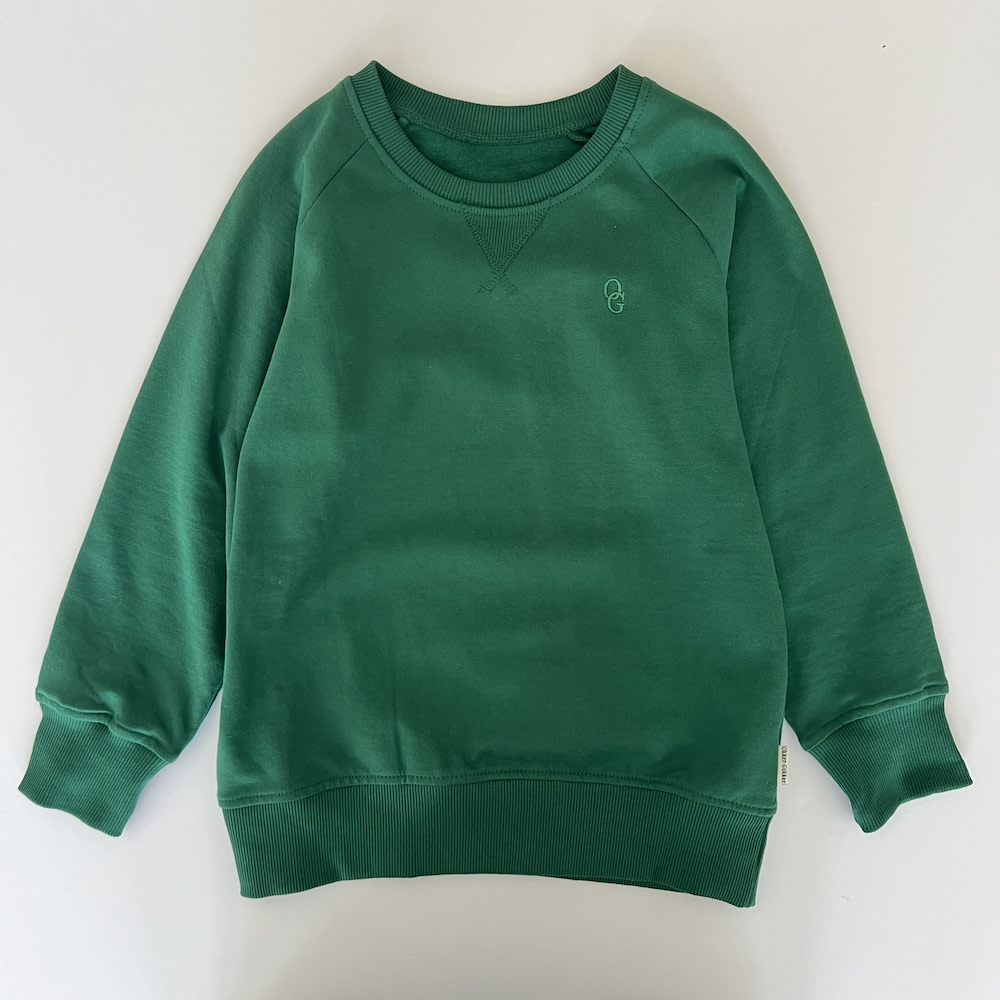 Nobel sweatshirt - blue &amp; forest green