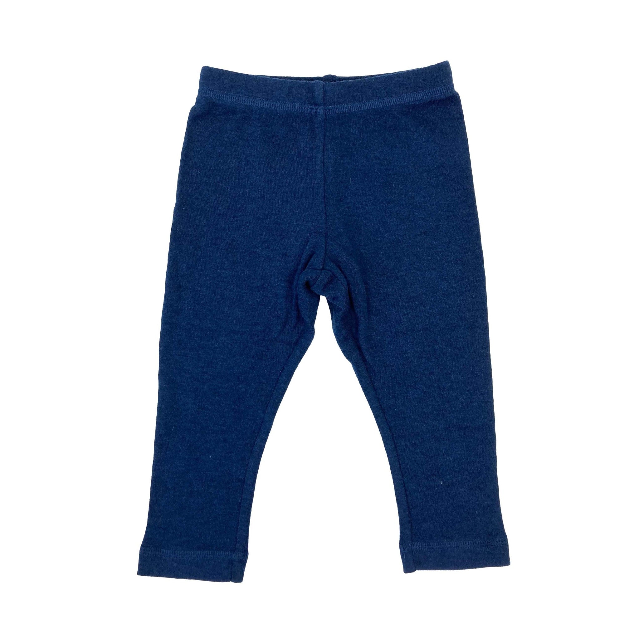 Softy baby leggings i uld - navy