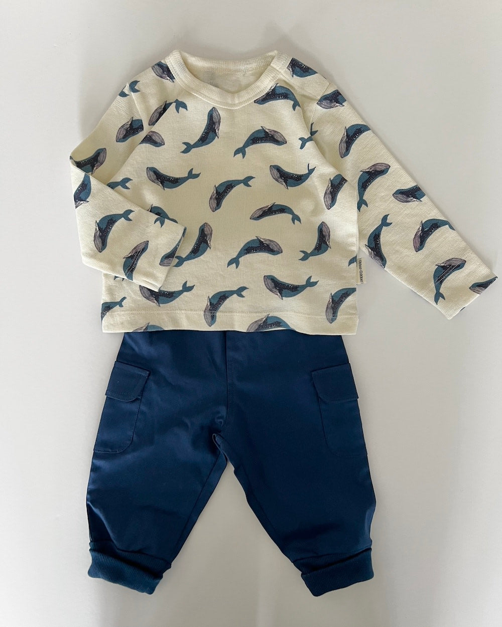 Melvin whale baby bluse