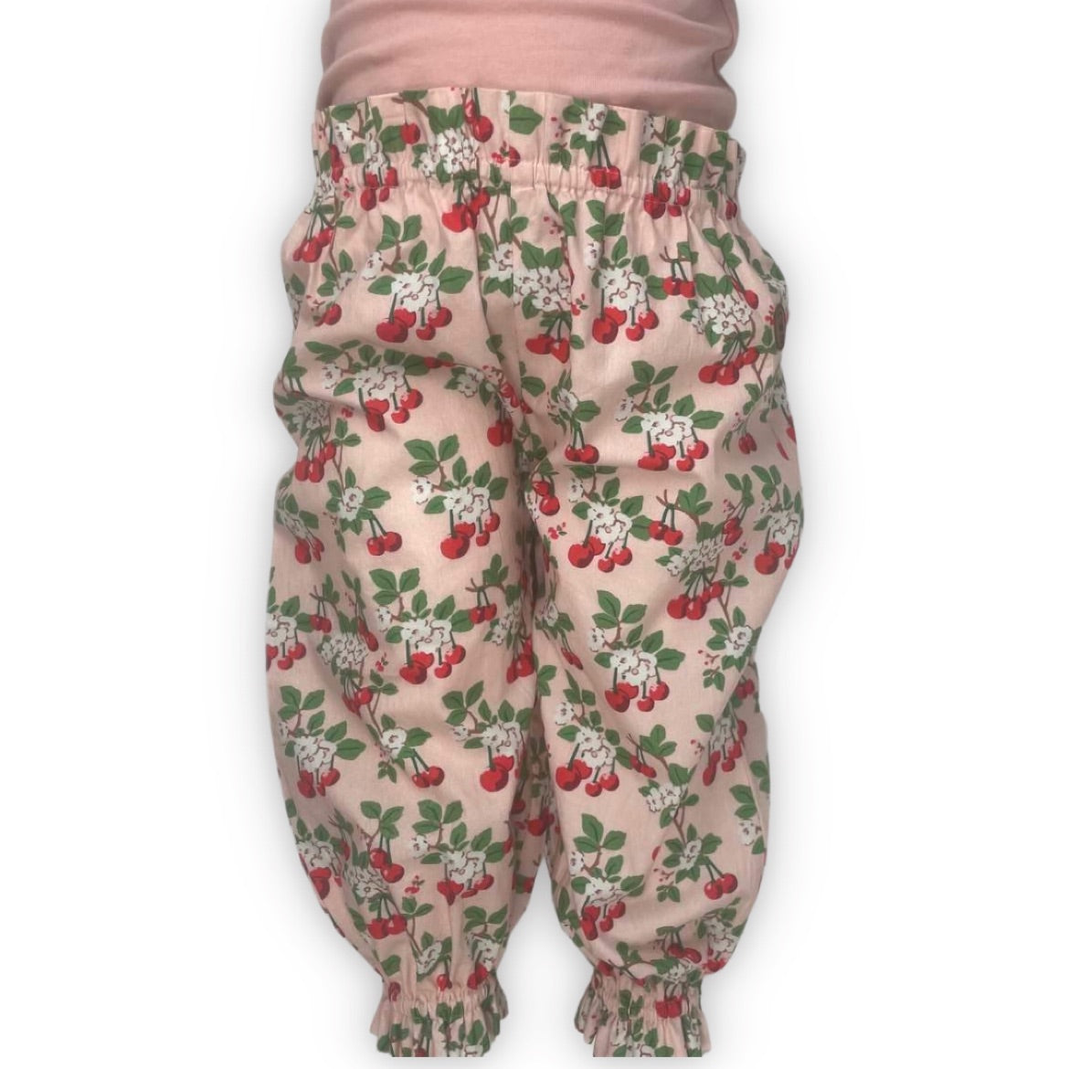bukser med sommerprint - cherry - pige - baby